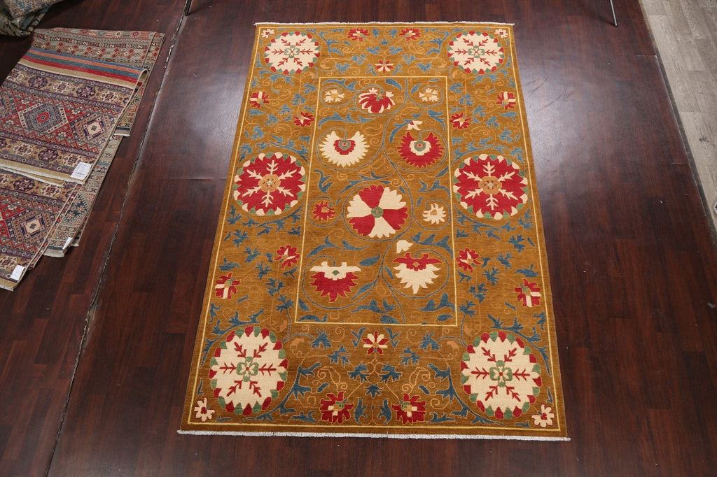 Geometric Kazak Oriental Area Rug 6x10