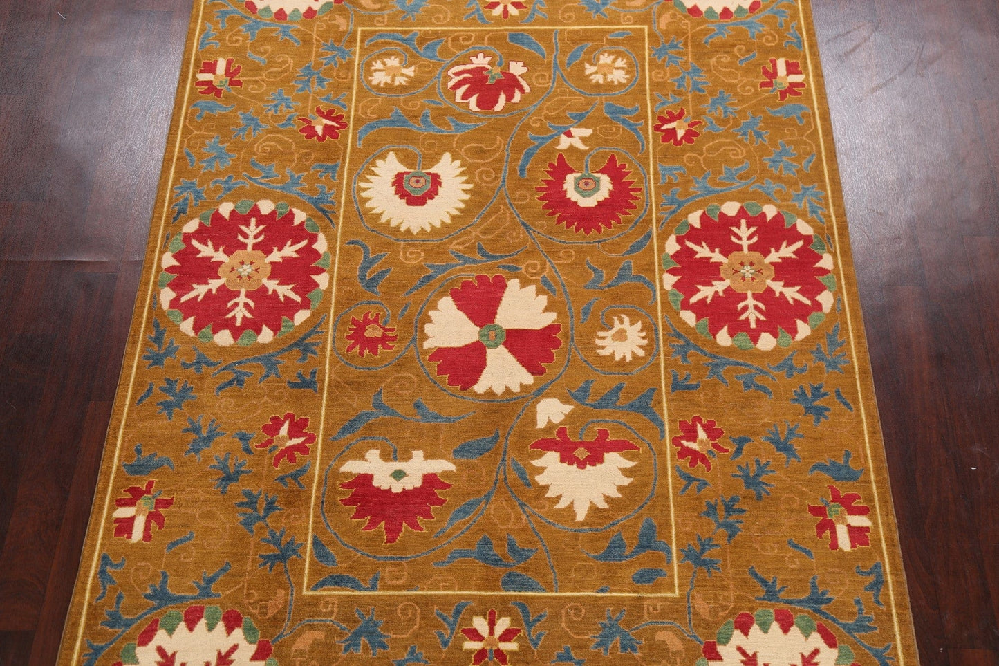 Geometric Kazak Oriental Area Rug 6x10