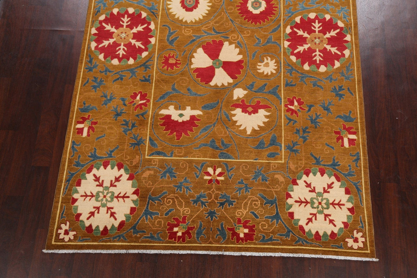 Geometric Kazak Oriental Area Rug 6x10