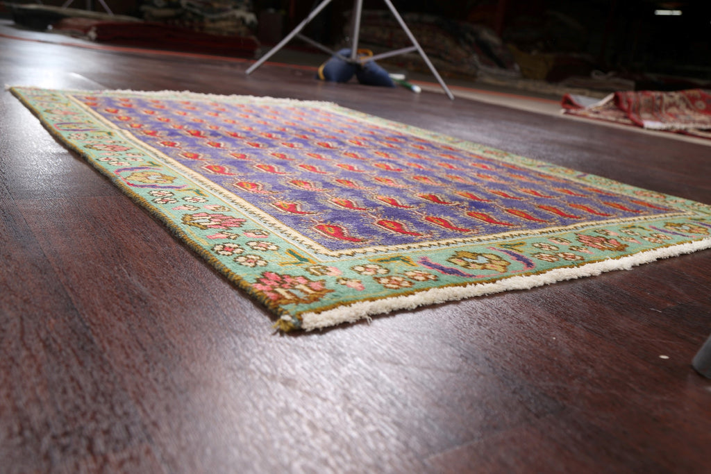 All-Over Paisley Tabriz Persian Wool Rug 3x5