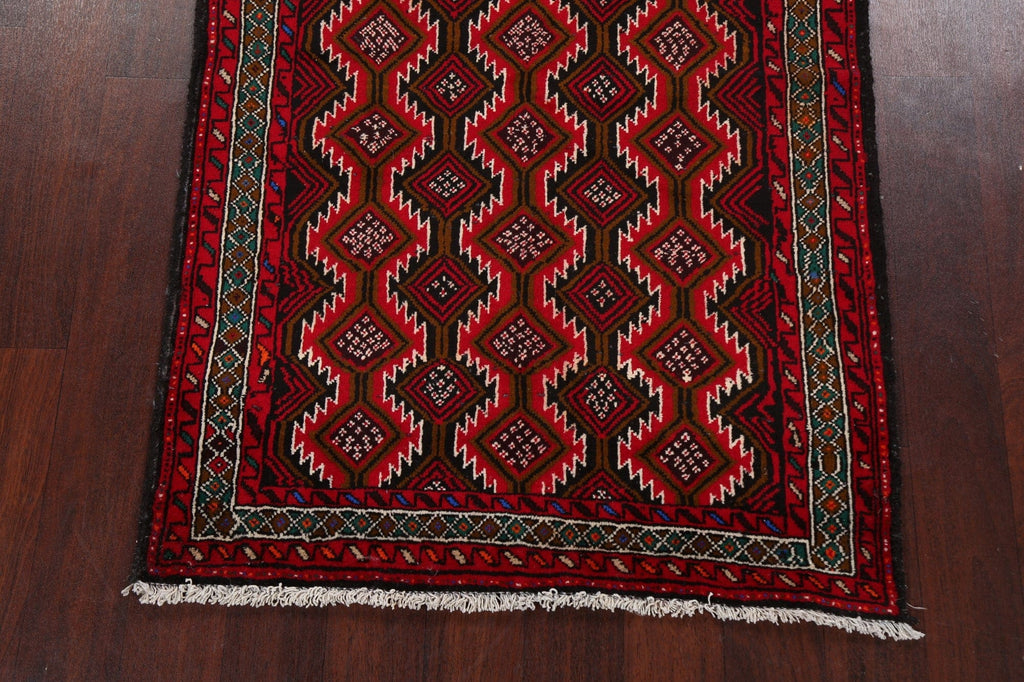 Tribal Geometric Balouch Persian Area Rug 3x5