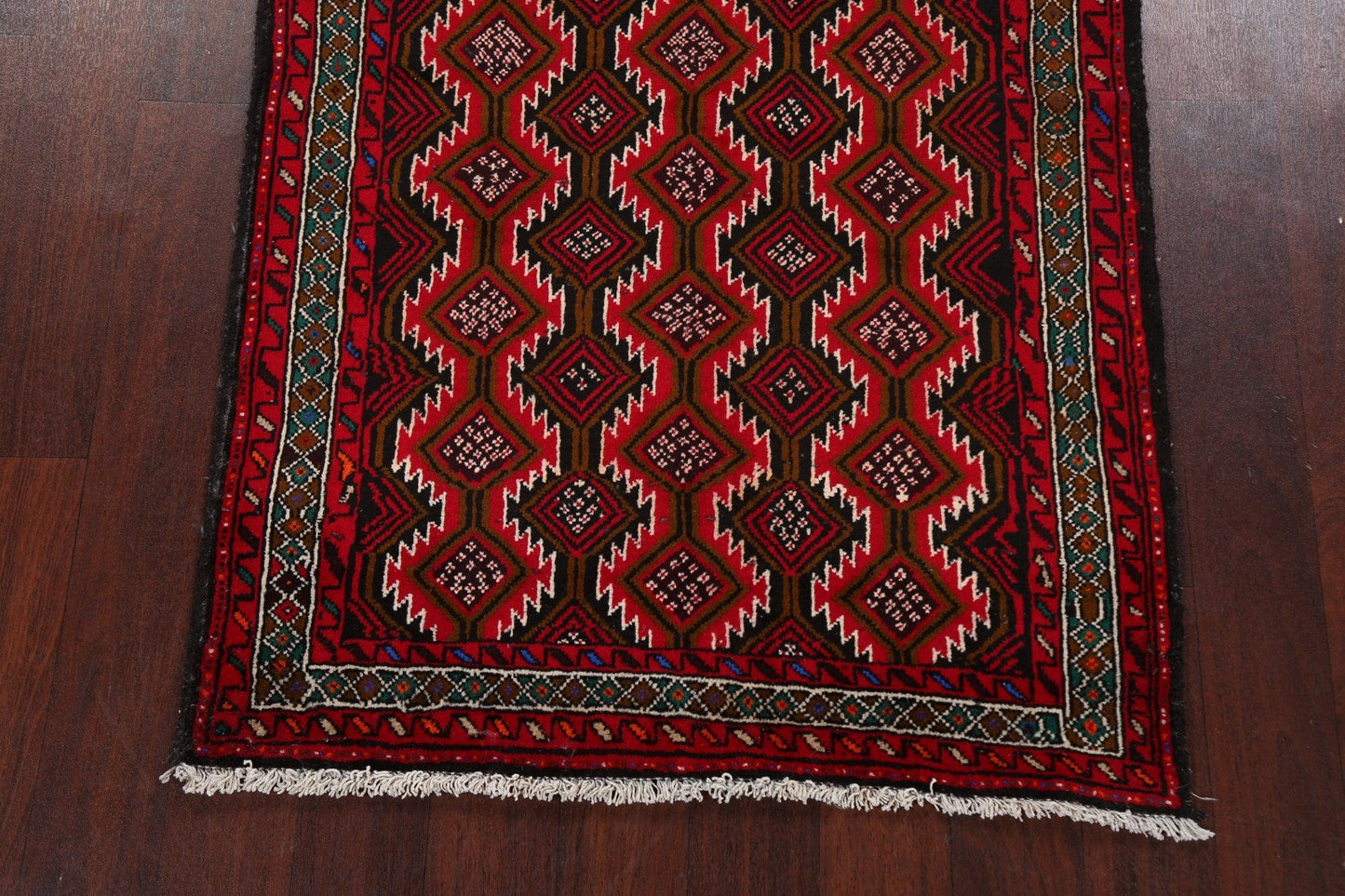 Tribal Geometric Balouch Persian Area Rug 3x5