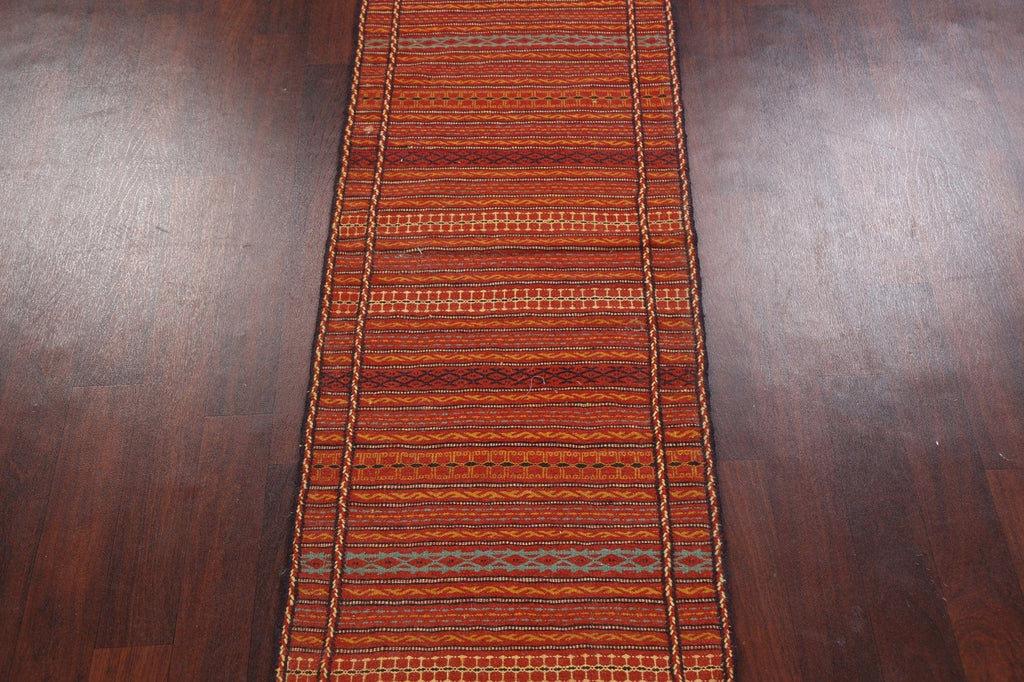 Tribal Kilim Sirjan Persian Runner Rug 2x7