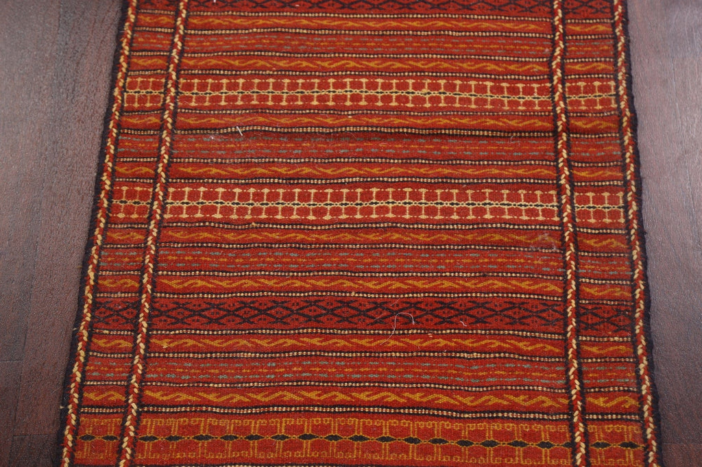 Tribal Kilim Sirjan Persian Runner Rug 2x7