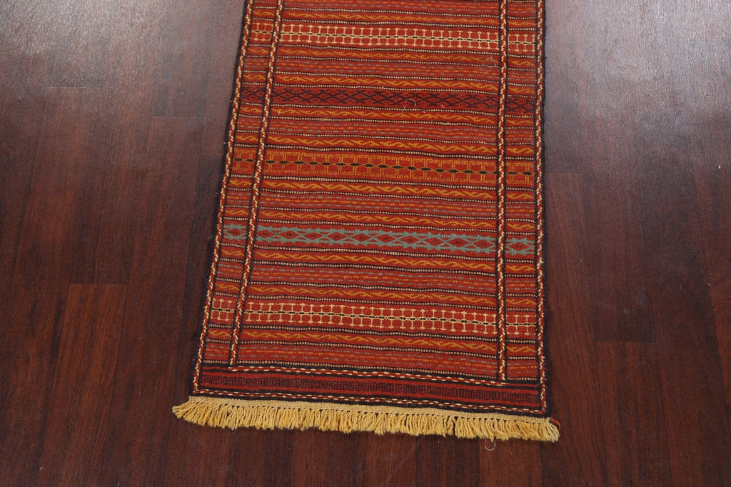 Tribal Kilim Sirjan Persian Runner Rug 2x7