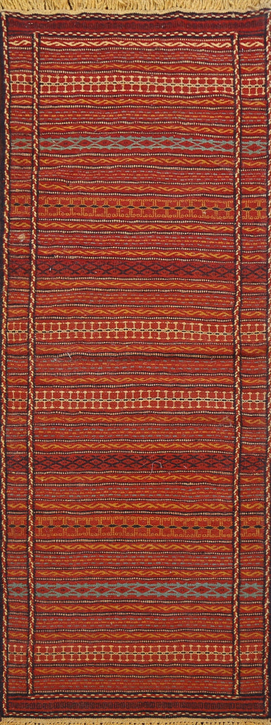 Tribal Kilim Sirjan Persian Runner Rug 2x7