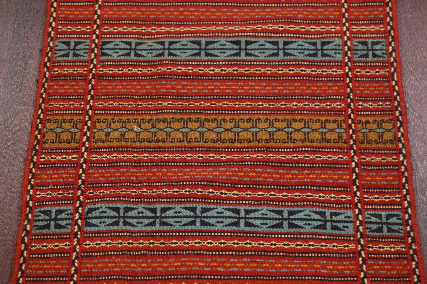 Tribal Kilim Sirjan Persian Runner Rug 2x7