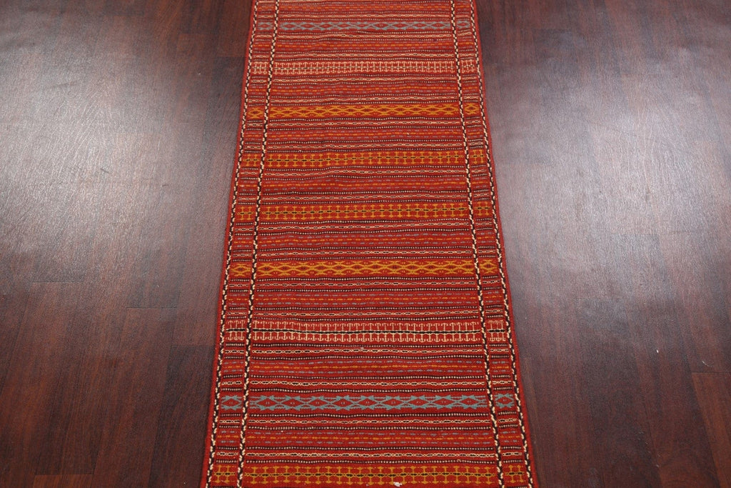 Tribal Kilim Sirjan Persian Runner Rug 2x7