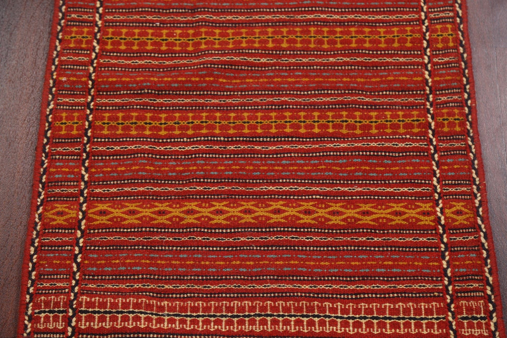 Tribal Kilim Sirjan Persian Runner Rug 2x7