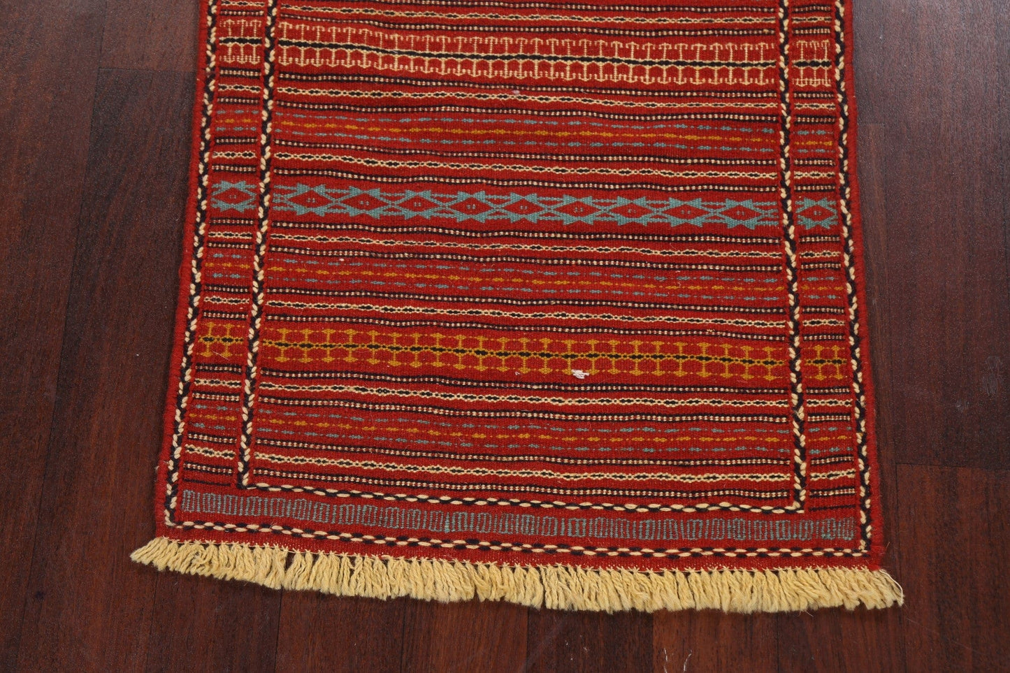 Tribal Kilim Sirjan Persian Runner Rug 2x7