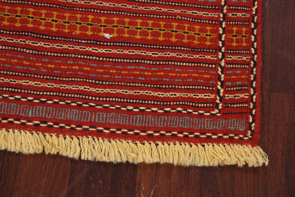 Tribal Kilim Sirjan Persian Runner Rug 2x7