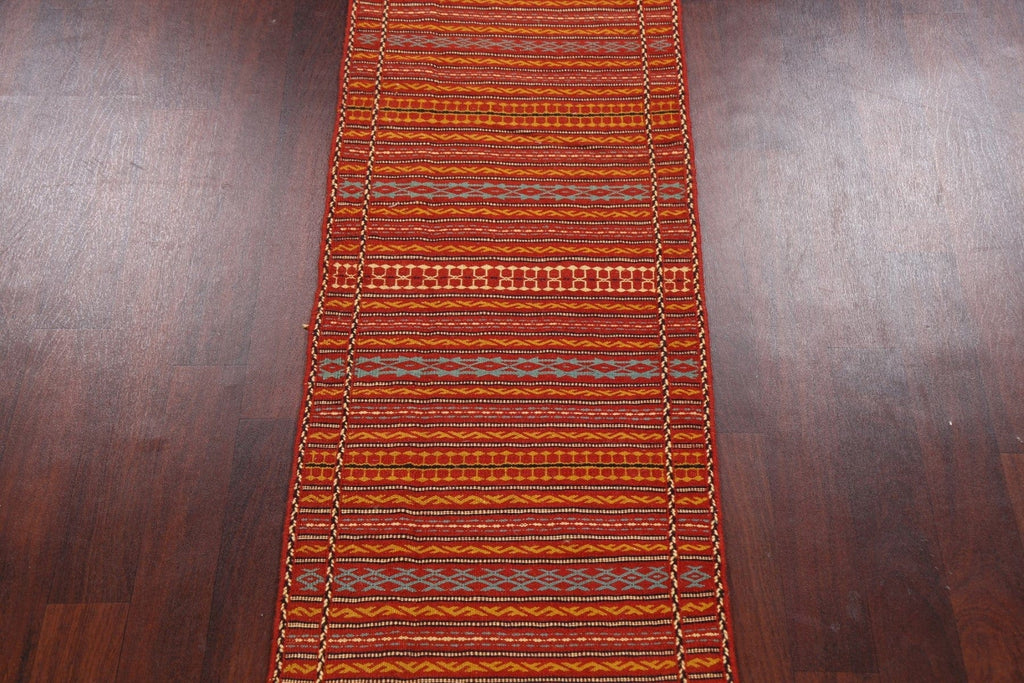 Tribal Kilim Sirjan Persian Runner Rug 2x7