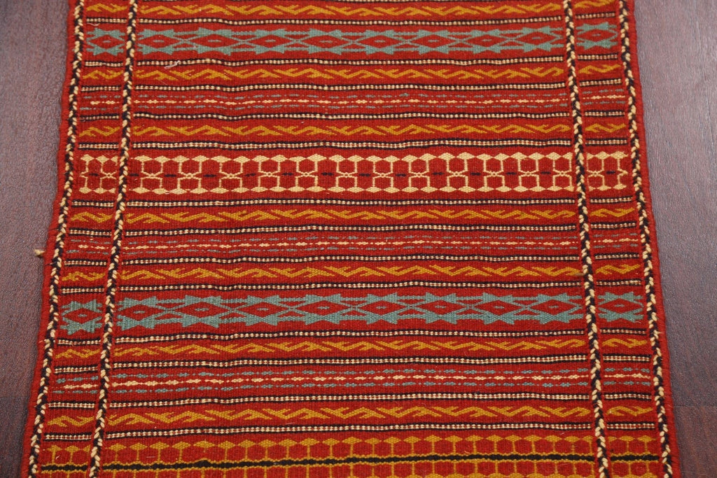 Tribal Kilim Sirjan Persian Runner Rug 2x7