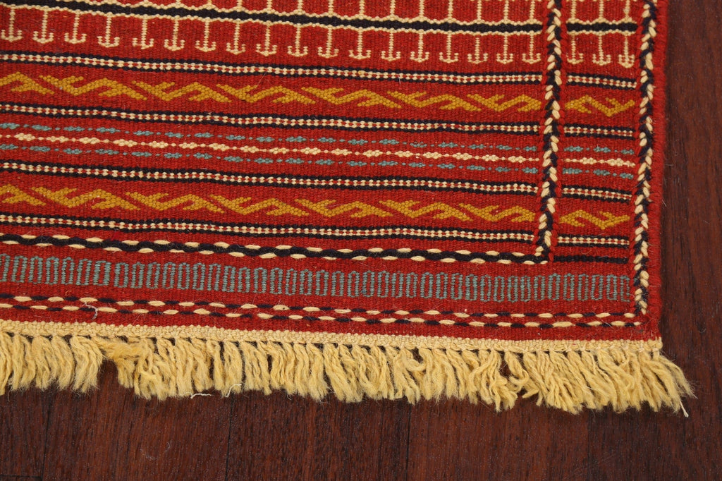 Tribal Kilim Sirjan Persian Runner Rug 2x7