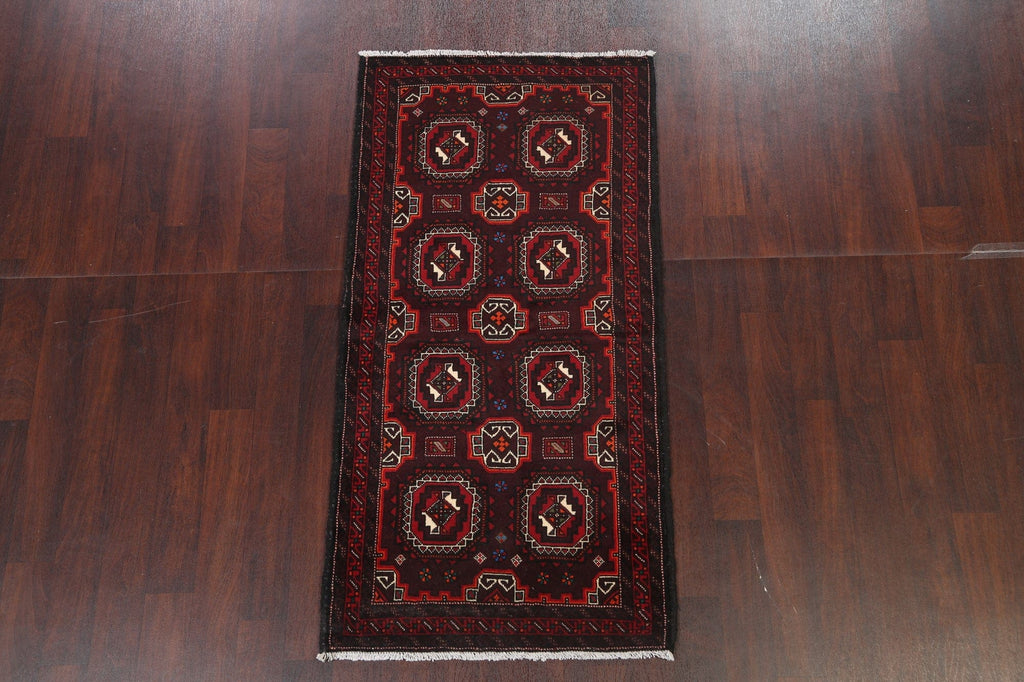 Elephant Foot Balouch Persian Area Rug 3x6