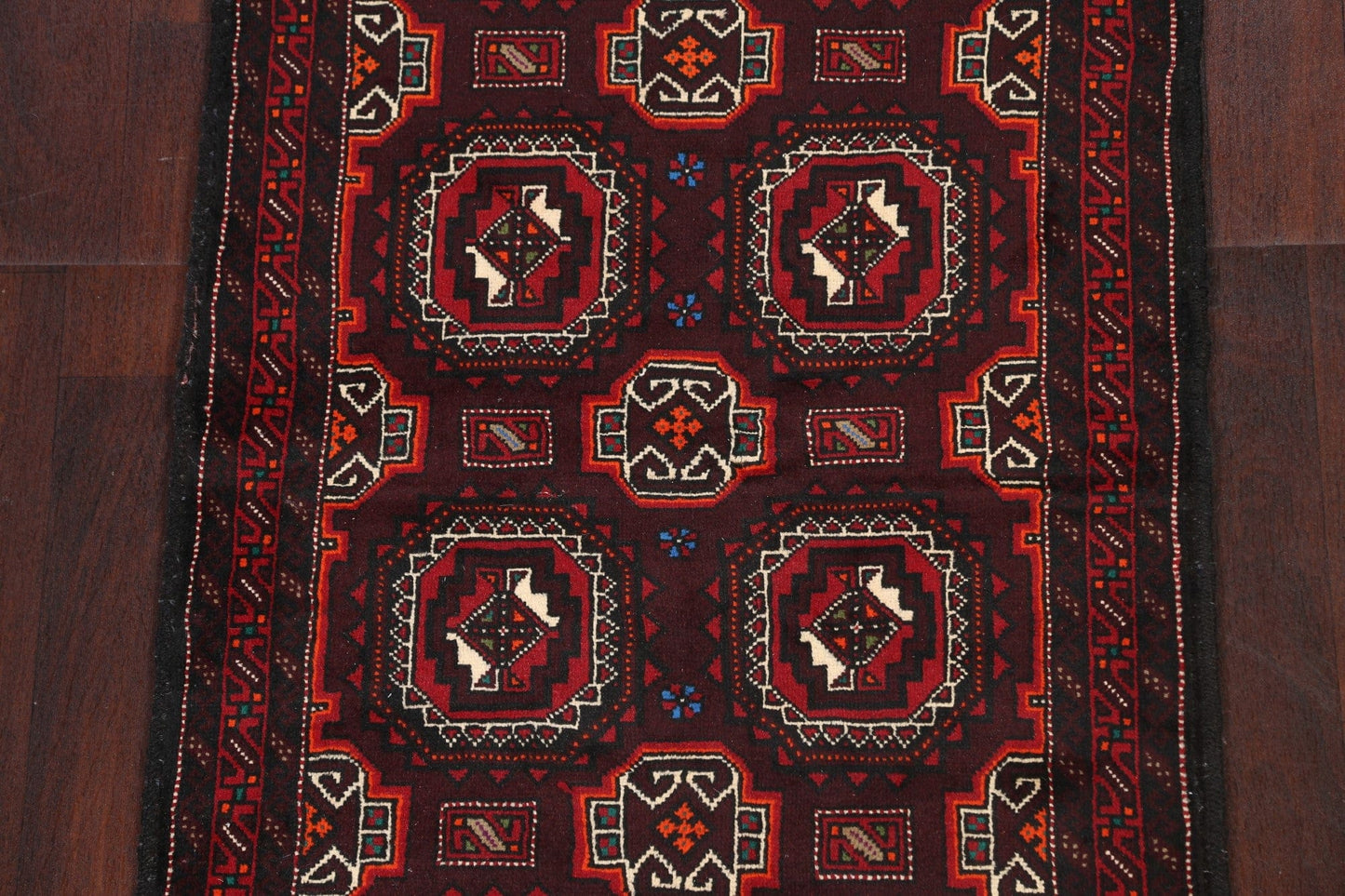 Elephant Foot Balouch Persian Area Rug 3x6