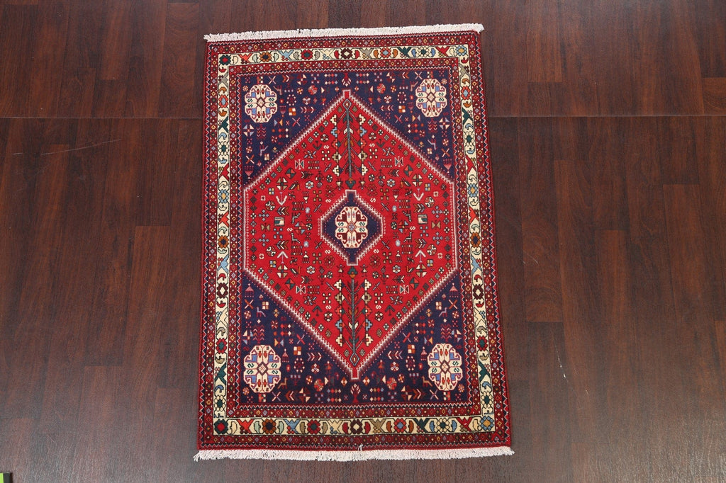 Tribal Geometric Abadeh Persian Area Rug 3x5