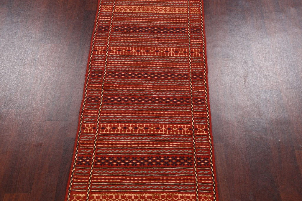 Tribal Kilim Sirjan Persian Runner Rug 2x7