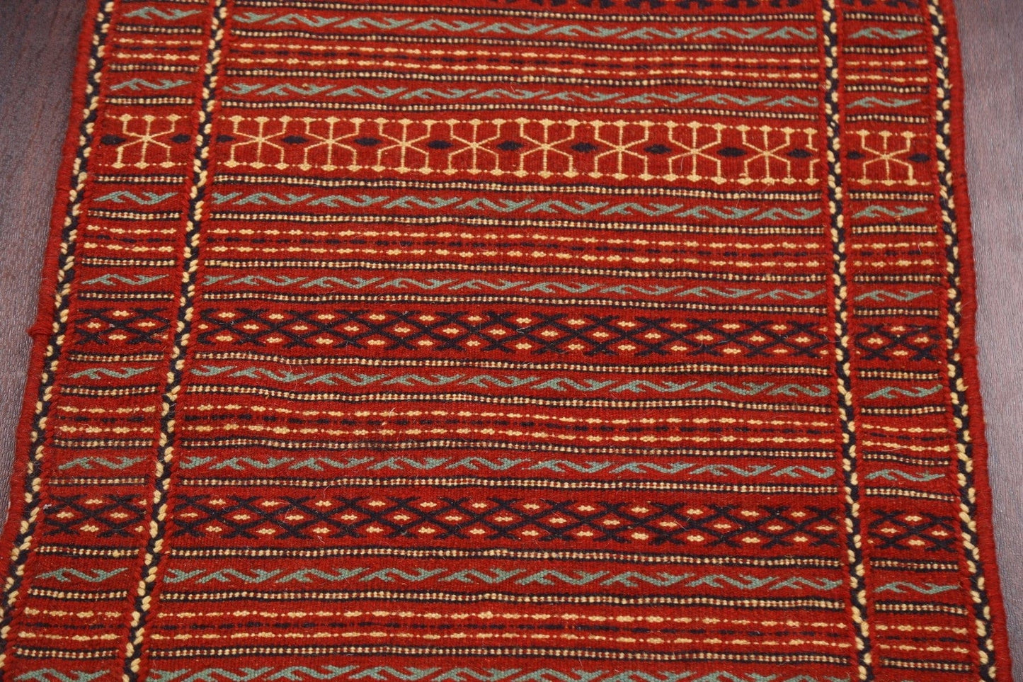 Tribal Kilim Sirjan Persian Runner Rug 2x7