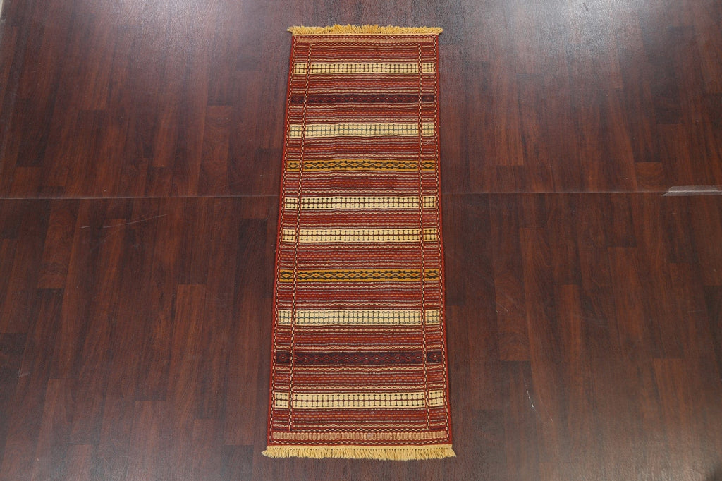 Tribal Kilim Sirjan Persian Runner Rug 2x7