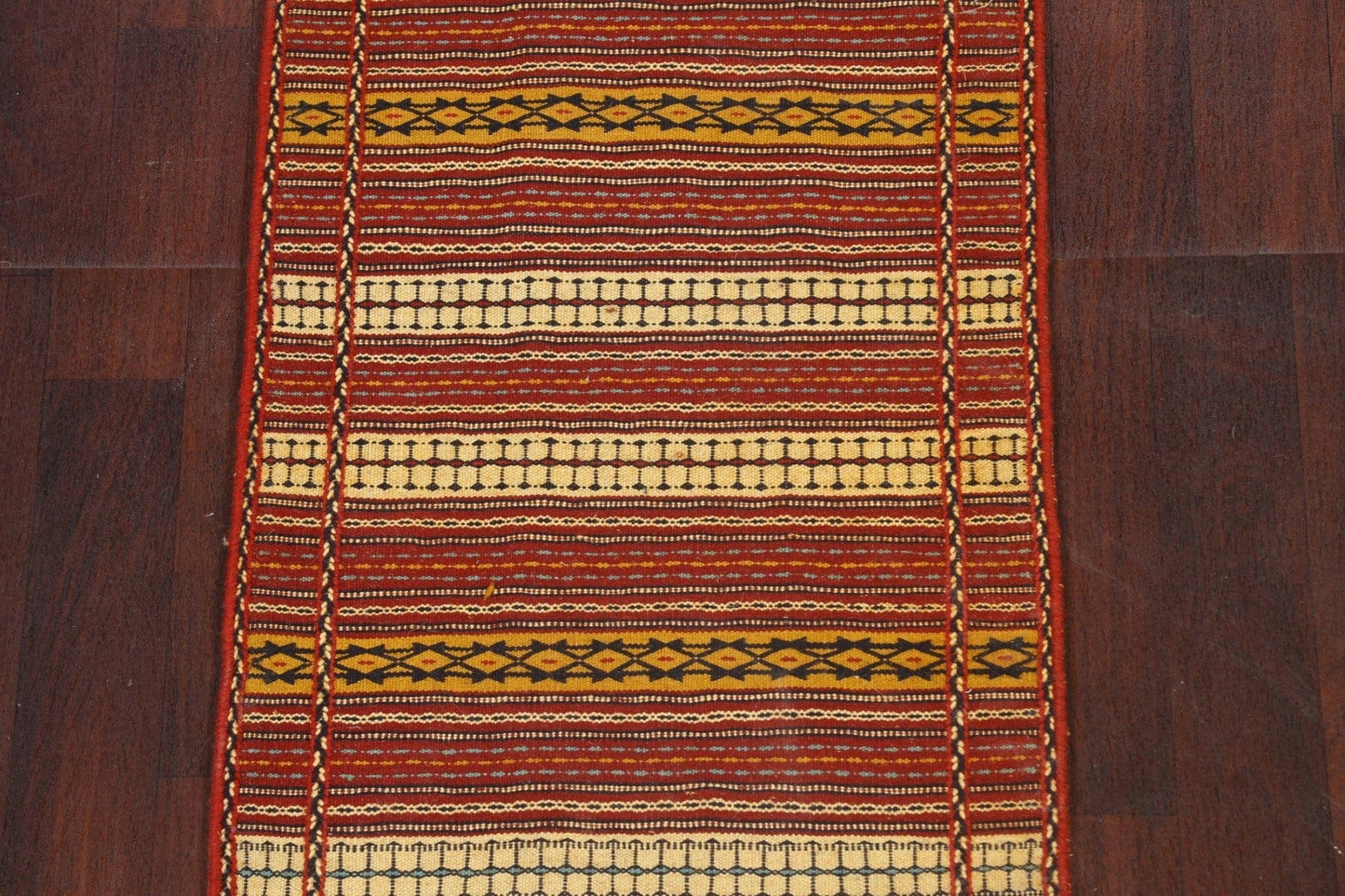 Tribal Kilim Sirjan Persian Runner Rug 2x7