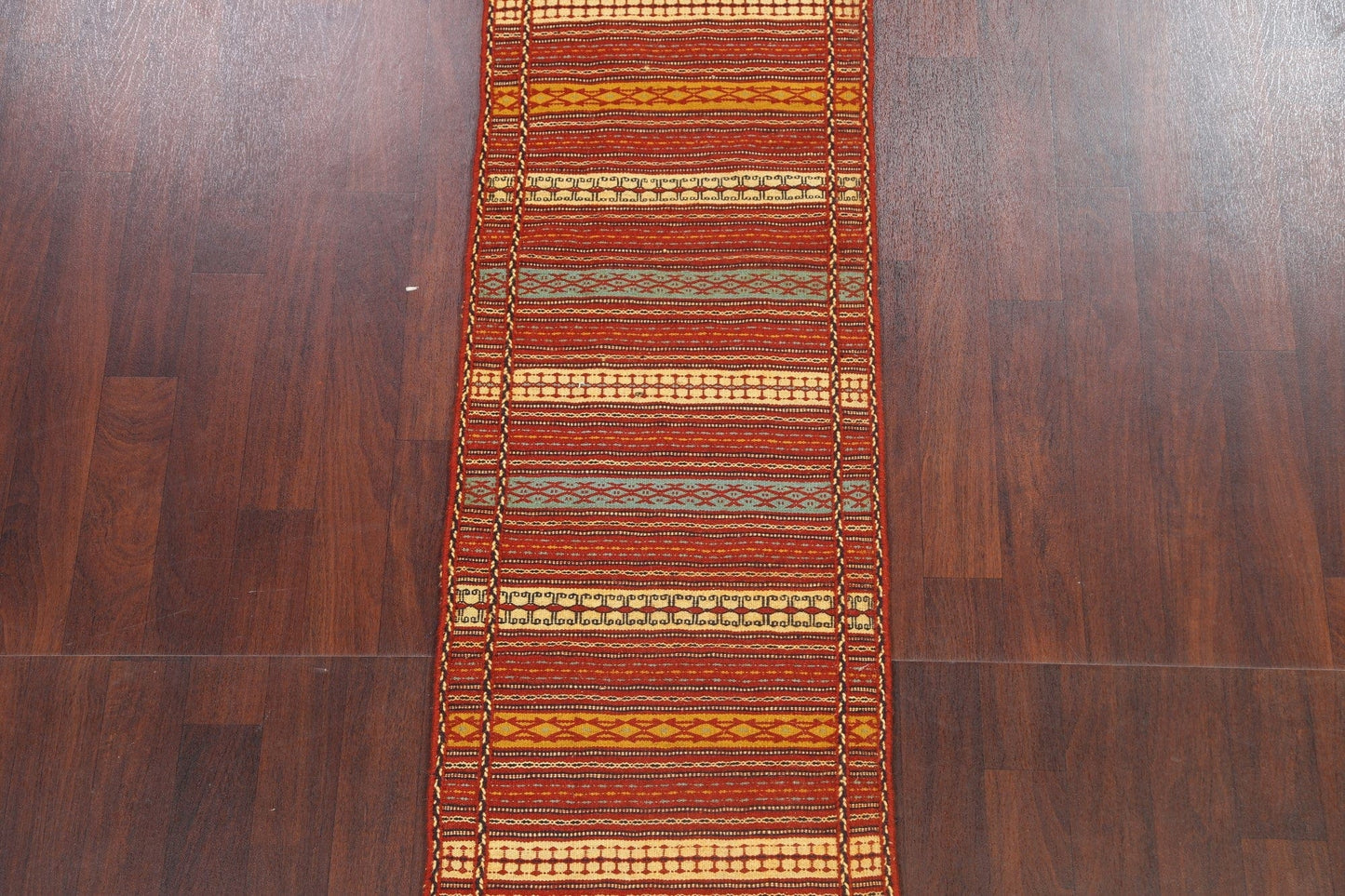 Tribal Kilim Sirjan Persian Runner Rug 2x7