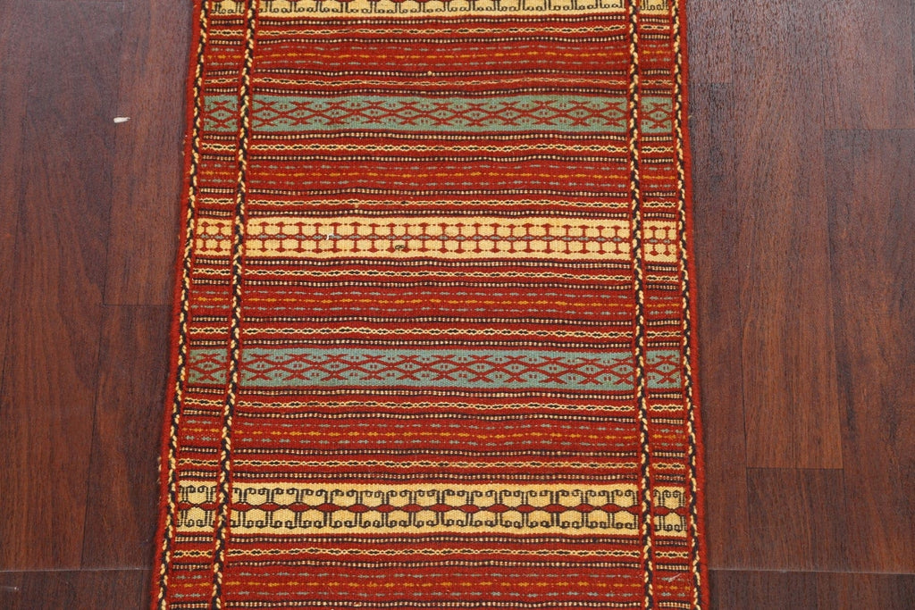 Tribal Kilim Sirjan Persian Runner Rug 2x7