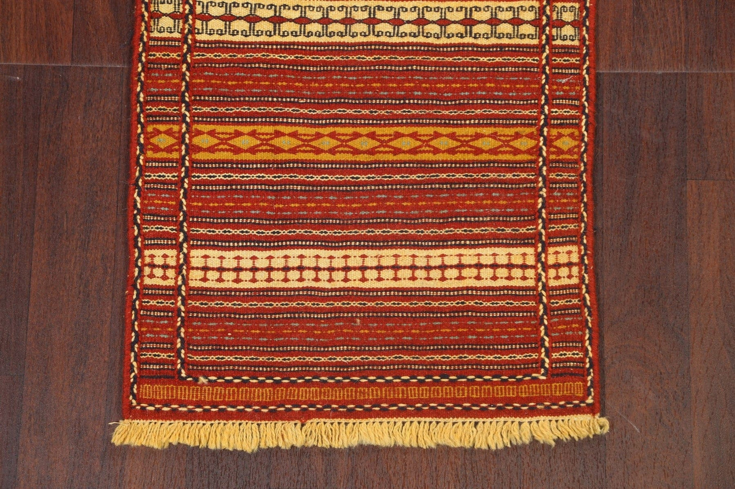 Tribal Kilim Sirjan Persian Runner Rug 2x7