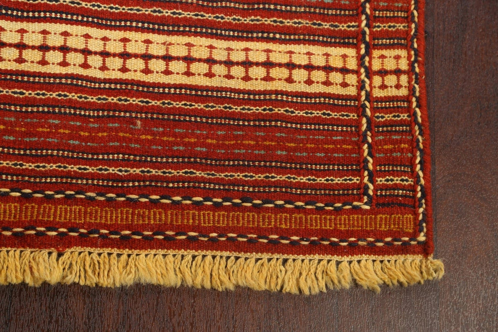 Tribal Kilim Sirjan Persian Runner Rug 2x7