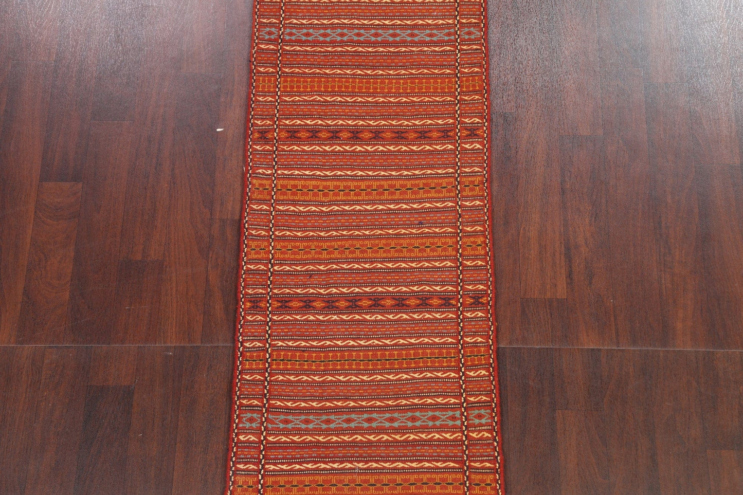 Tribal Kilim Sirjan Persian Runner Rug 2x7