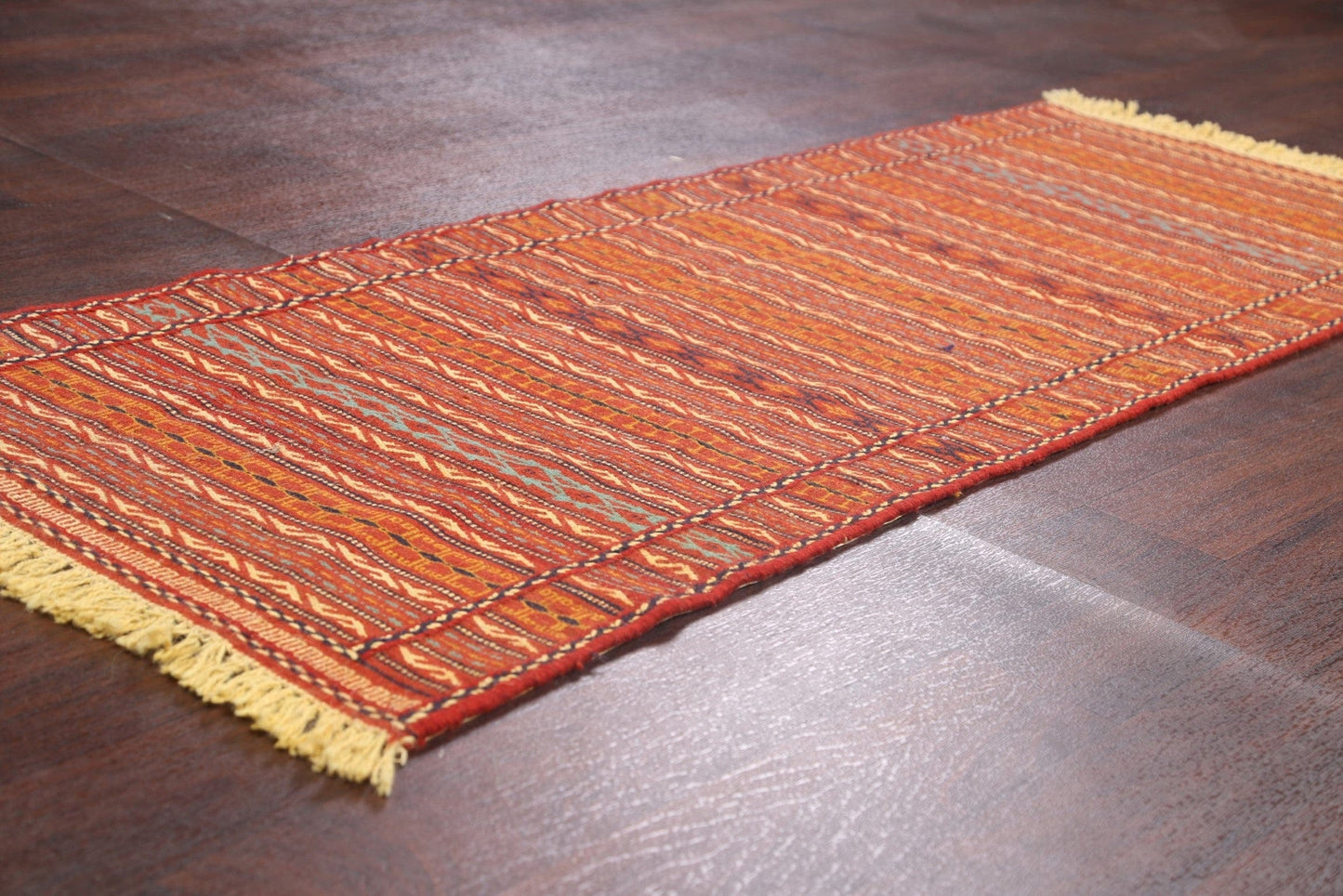 Tribal Kilim Sirjan Persian Runner Rug 2x7