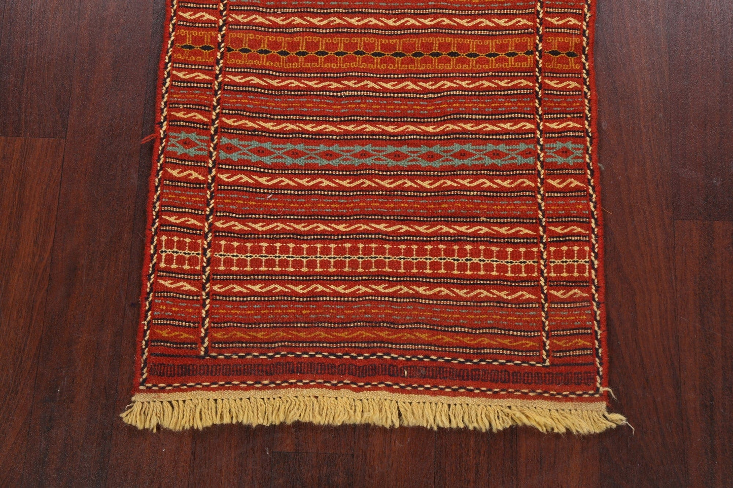 Tribal Kilim Sirjan Persian Runner Rug 2x7