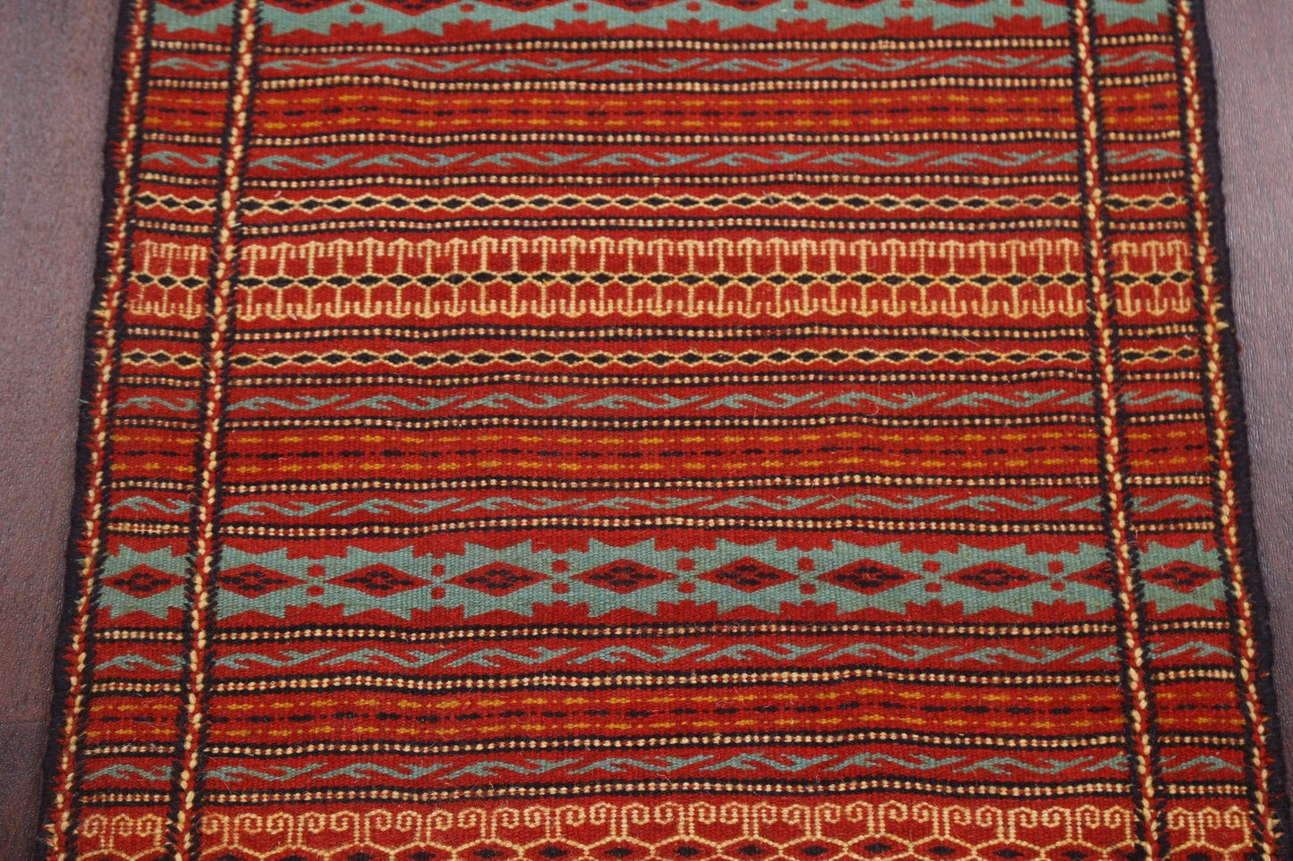 Tribal Kilim Sirjan Persian Runner Rug 2x7