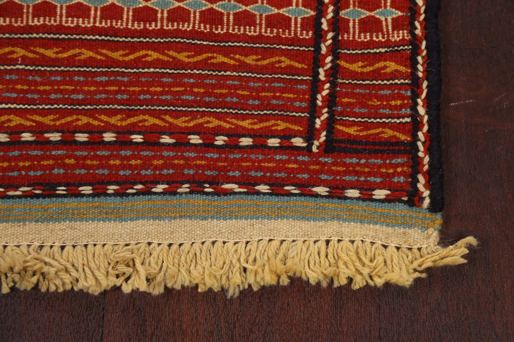 Tribal Kilim Sirjan Persian Runner Rug 2x7