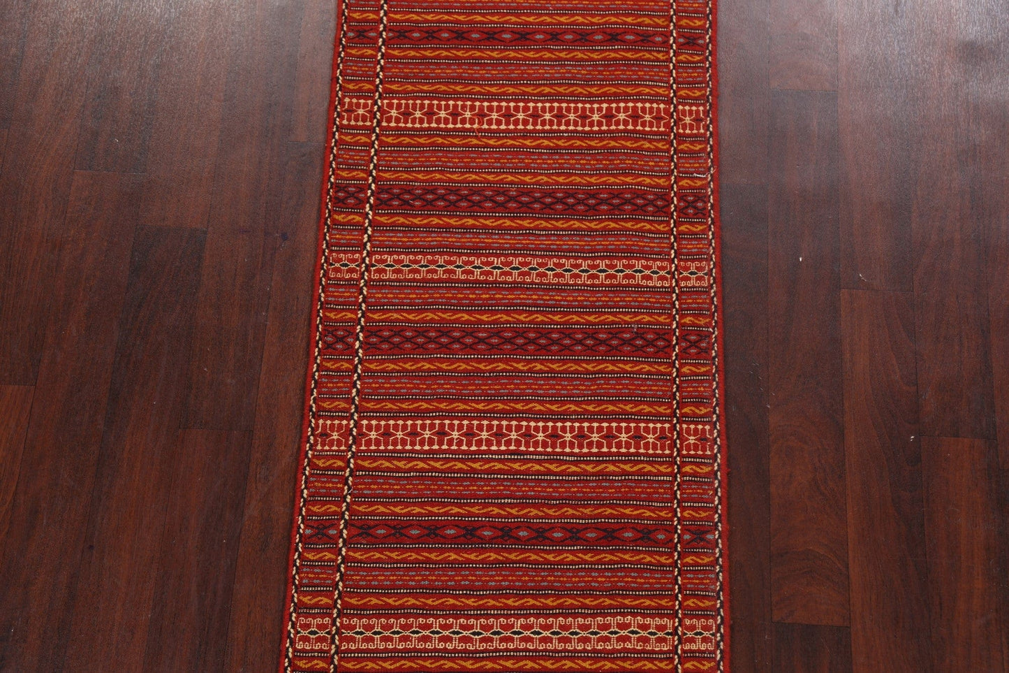 Tribal Kilim Sirjan Persian Runner Rug 2x7