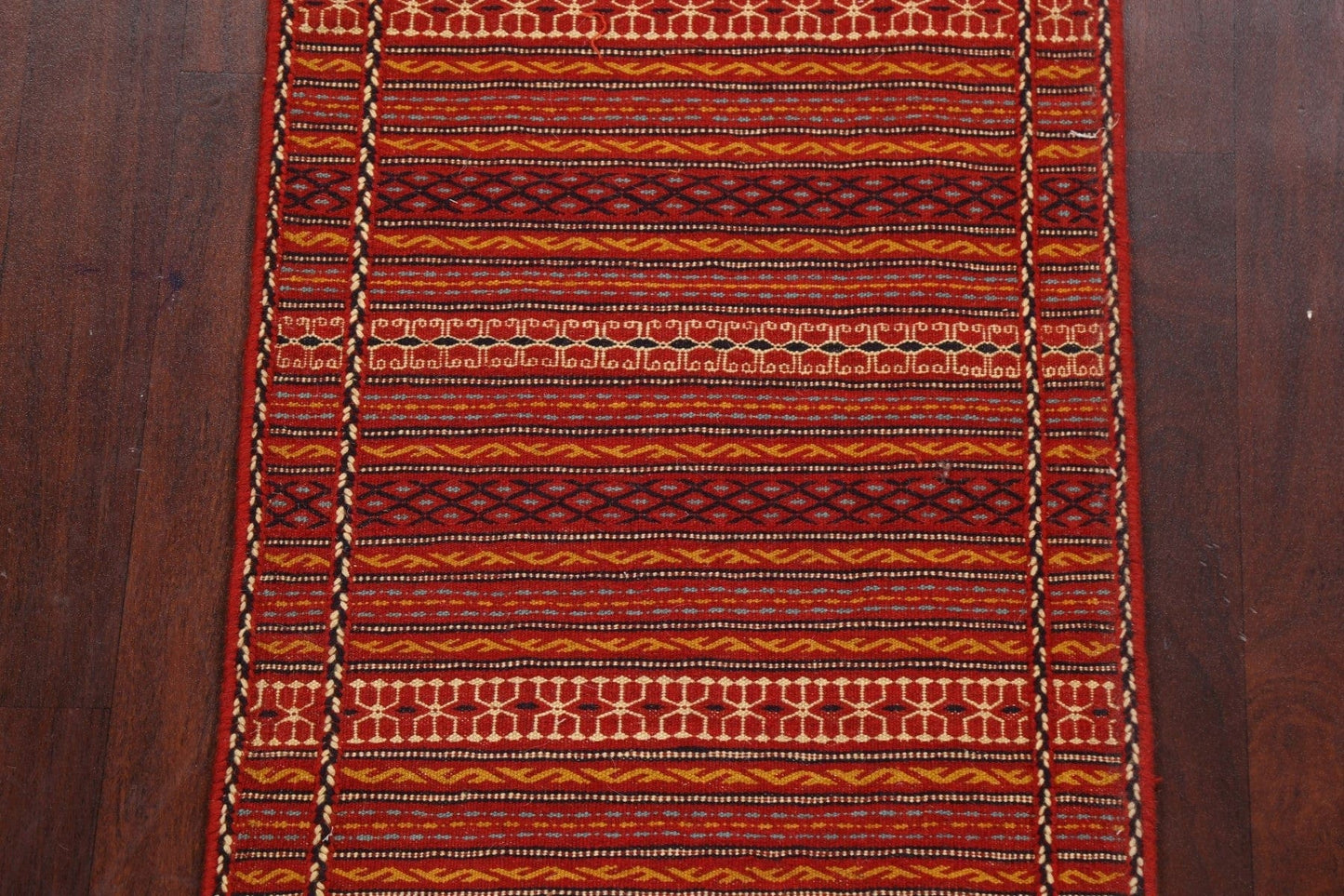 Tribal Kilim Sirjan Persian Runner Rug 2x7