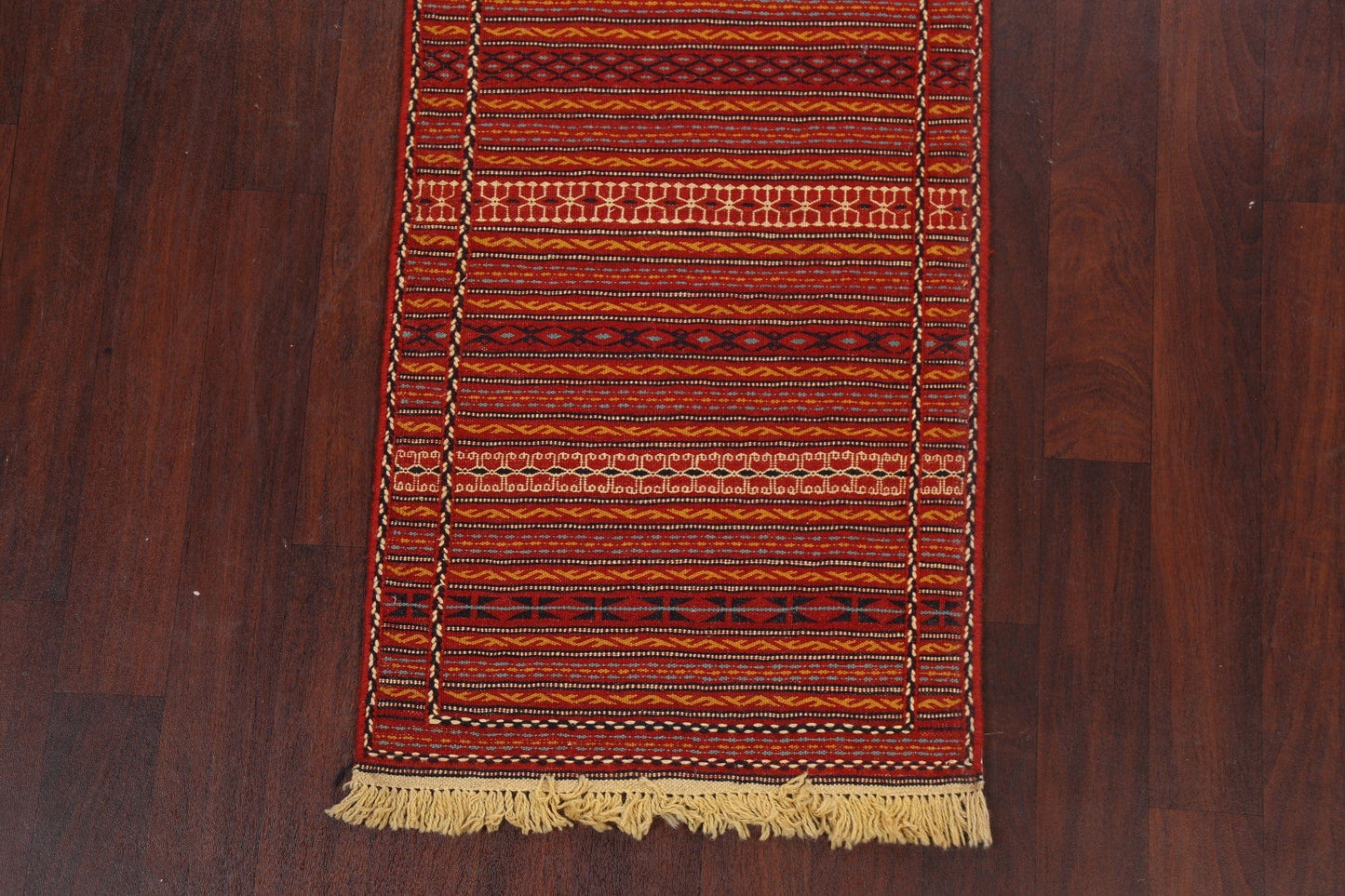 Tribal Kilim Sirjan Persian Runner Rug 2x7