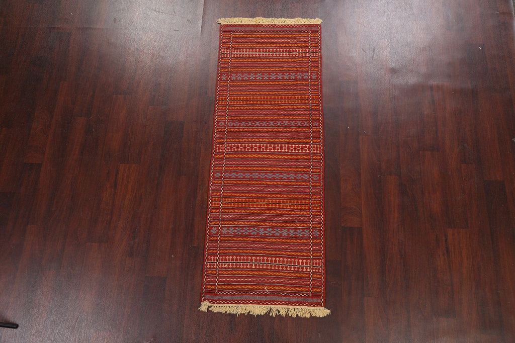 Tribal Kilim Sirjan Persian Runner Rug 2x6