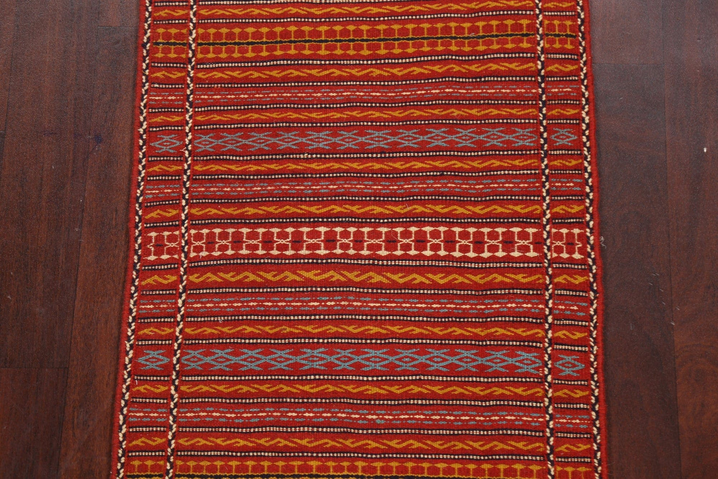 Tribal Kilim Sirjan Persian Runner Rug 2x6