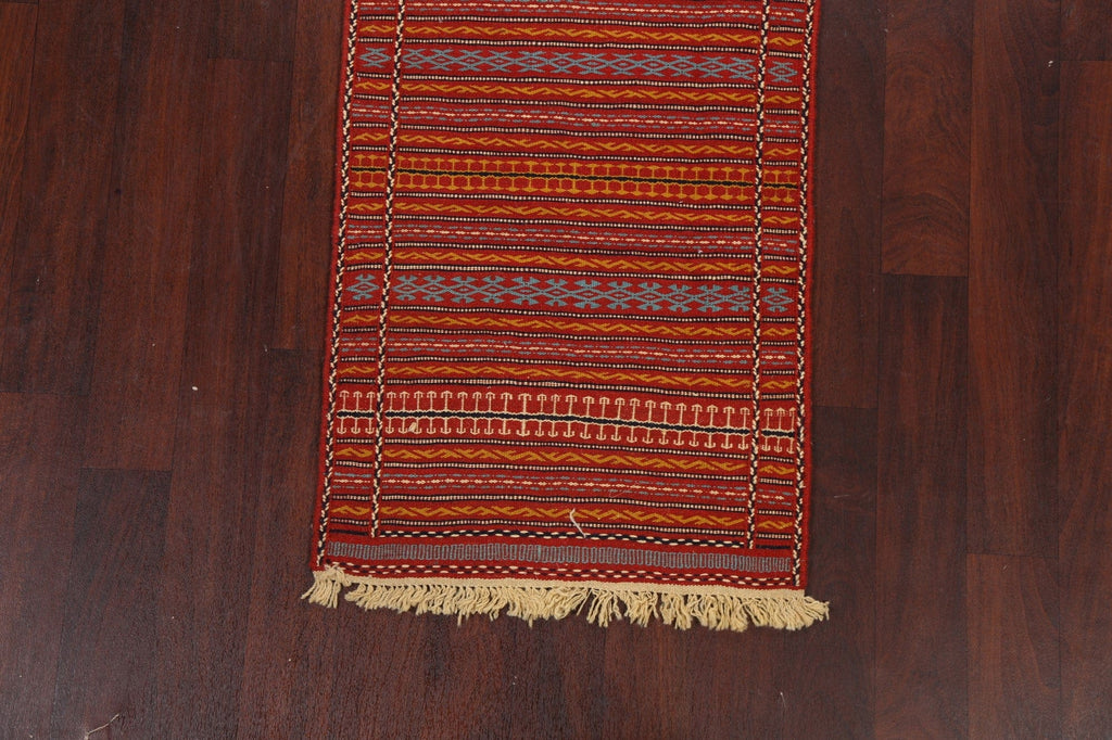 Tribal Kilim Sirjan Persian Runner Rug 2x6