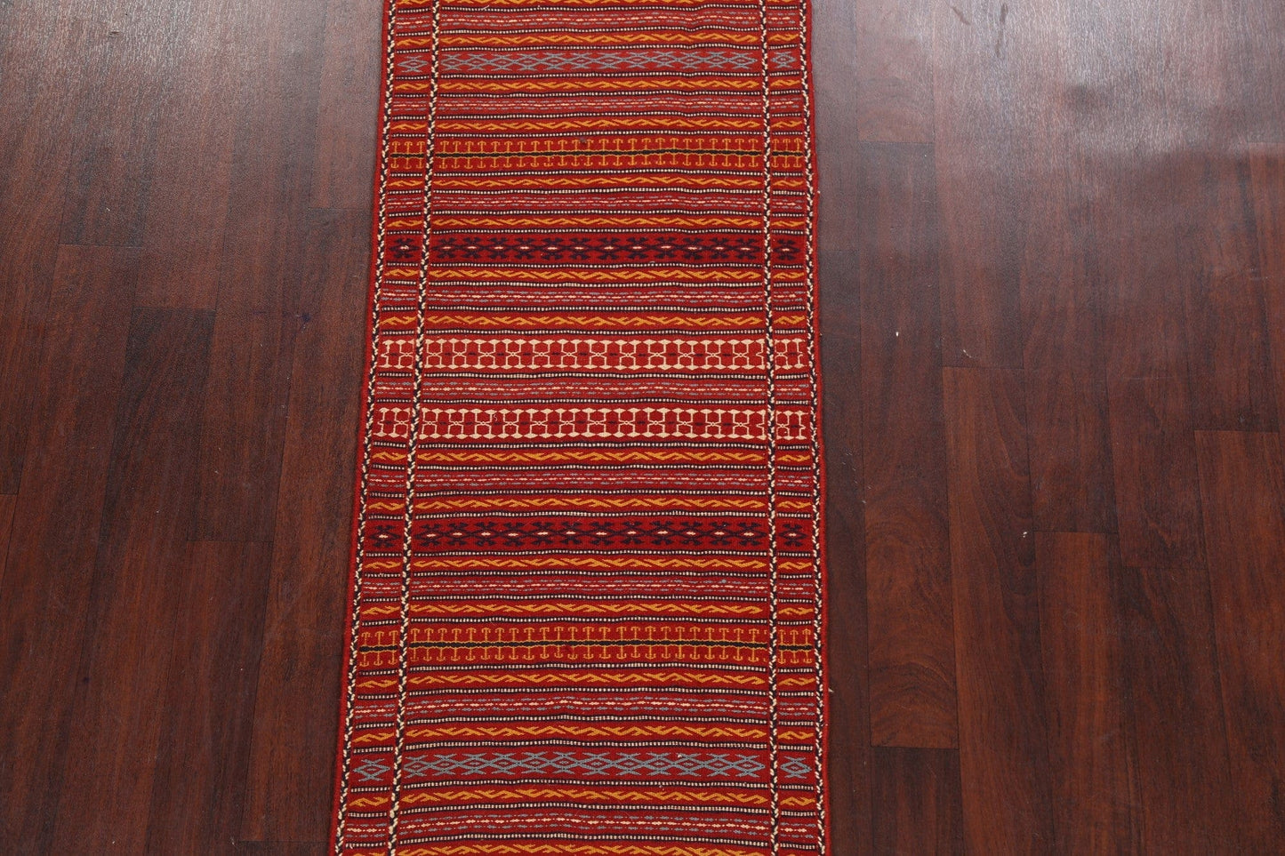 Tribal Kilim Sirjan Persian Runner Rug 2x7