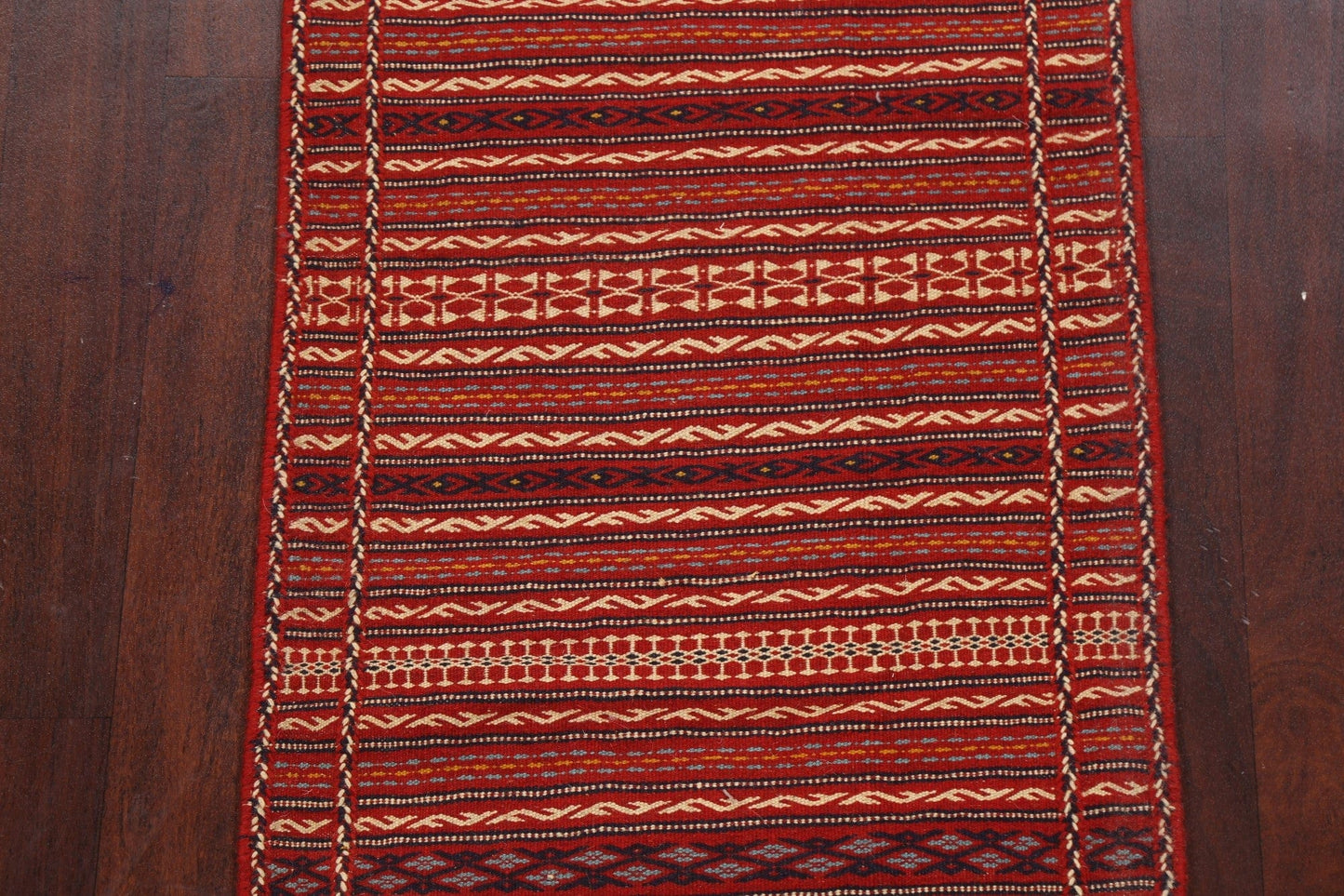 Tribal Kilim Sirjan Persian Runner Rug 2x7