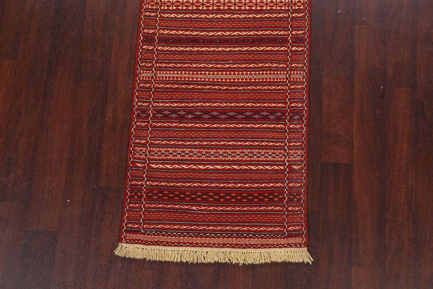 Tribal Kilim Sirjan Persian Runner Rug 2x7