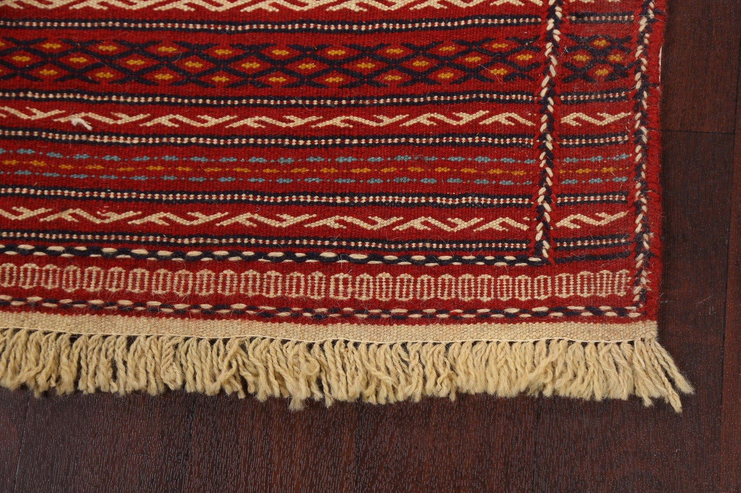 Tribal Kilim Sirjan Persian Runner Rug 2x7