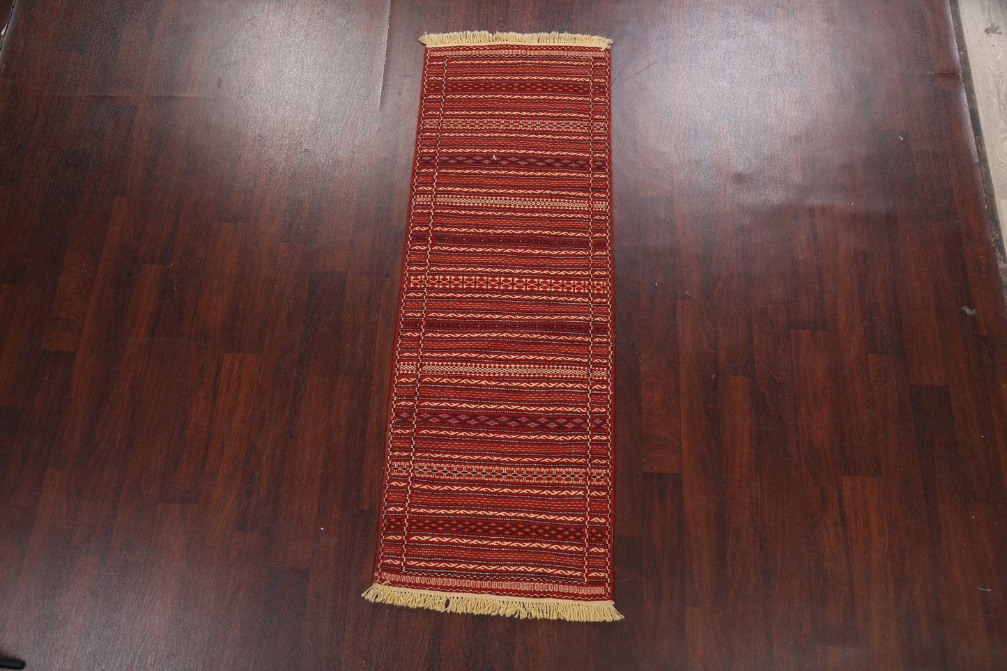 Tribal Kilim Sirjan Persian Runner Rug 2x7