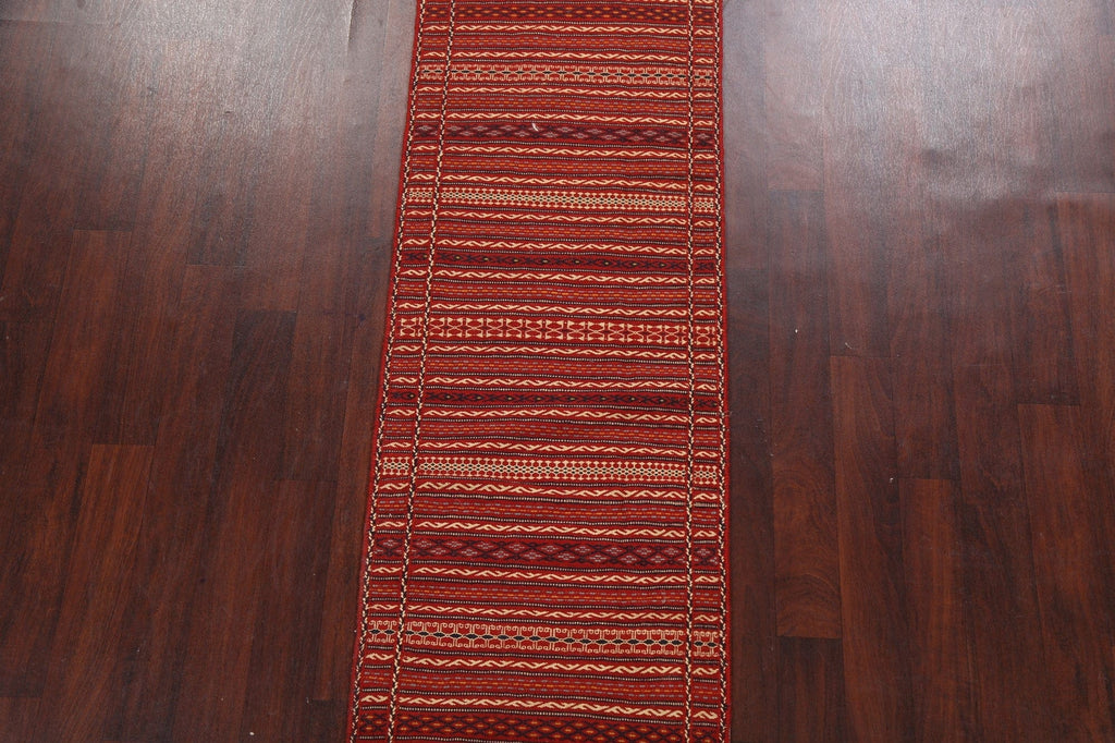 Tribal Kilim Sirjan Persian Runner Rug 2x7