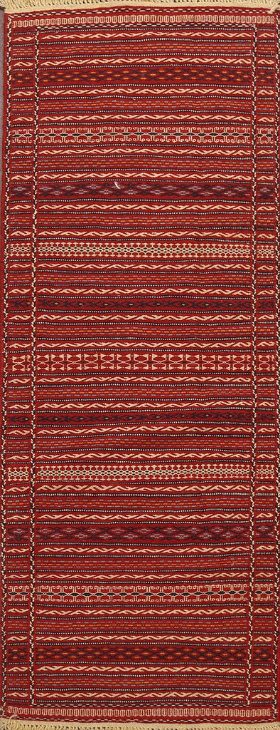 Tribal Kilim Sirjan Persian Runner Rug 2x7