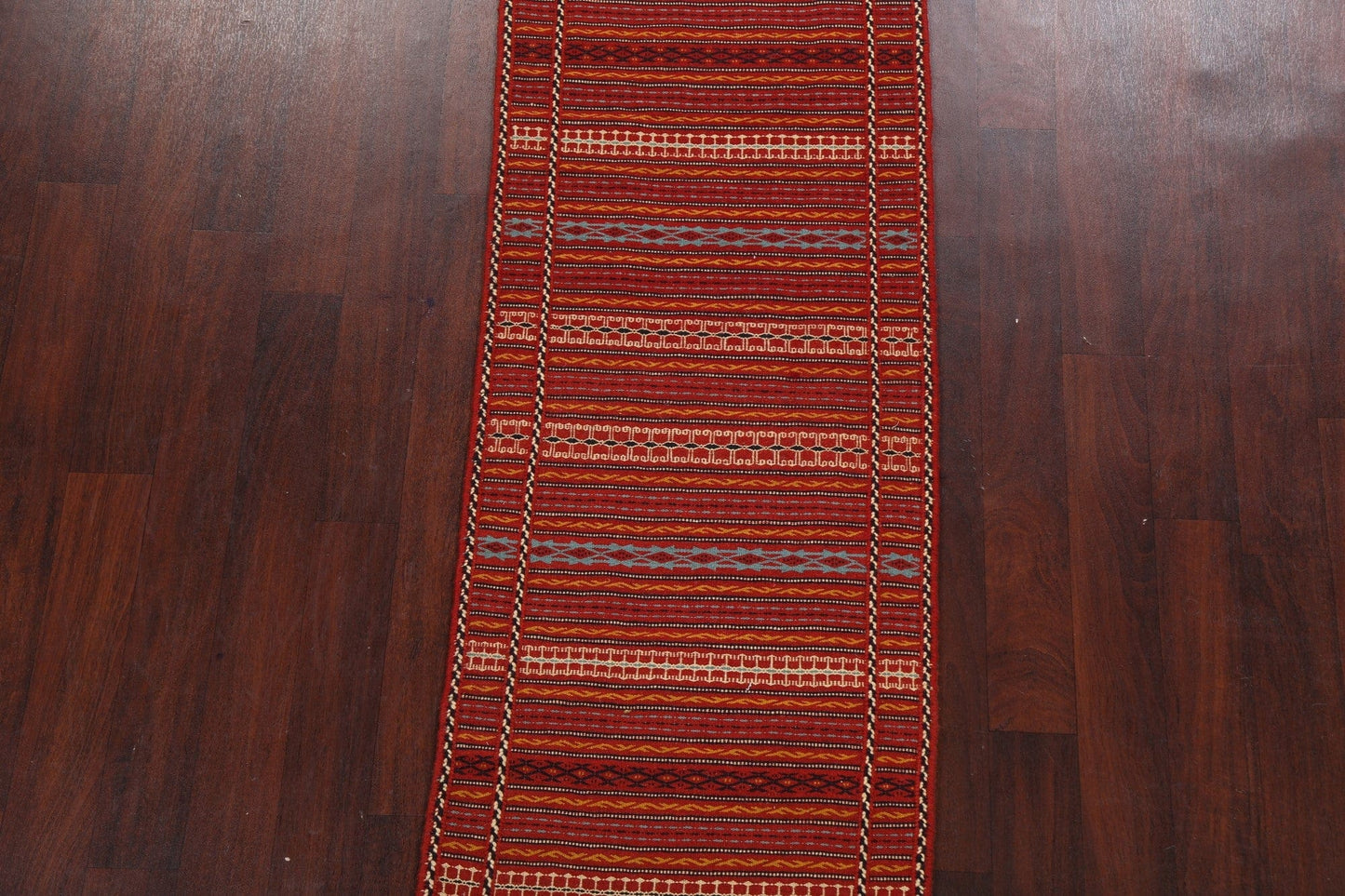 Tribal Kilim Sirjan Persian Runner Rug 2x7