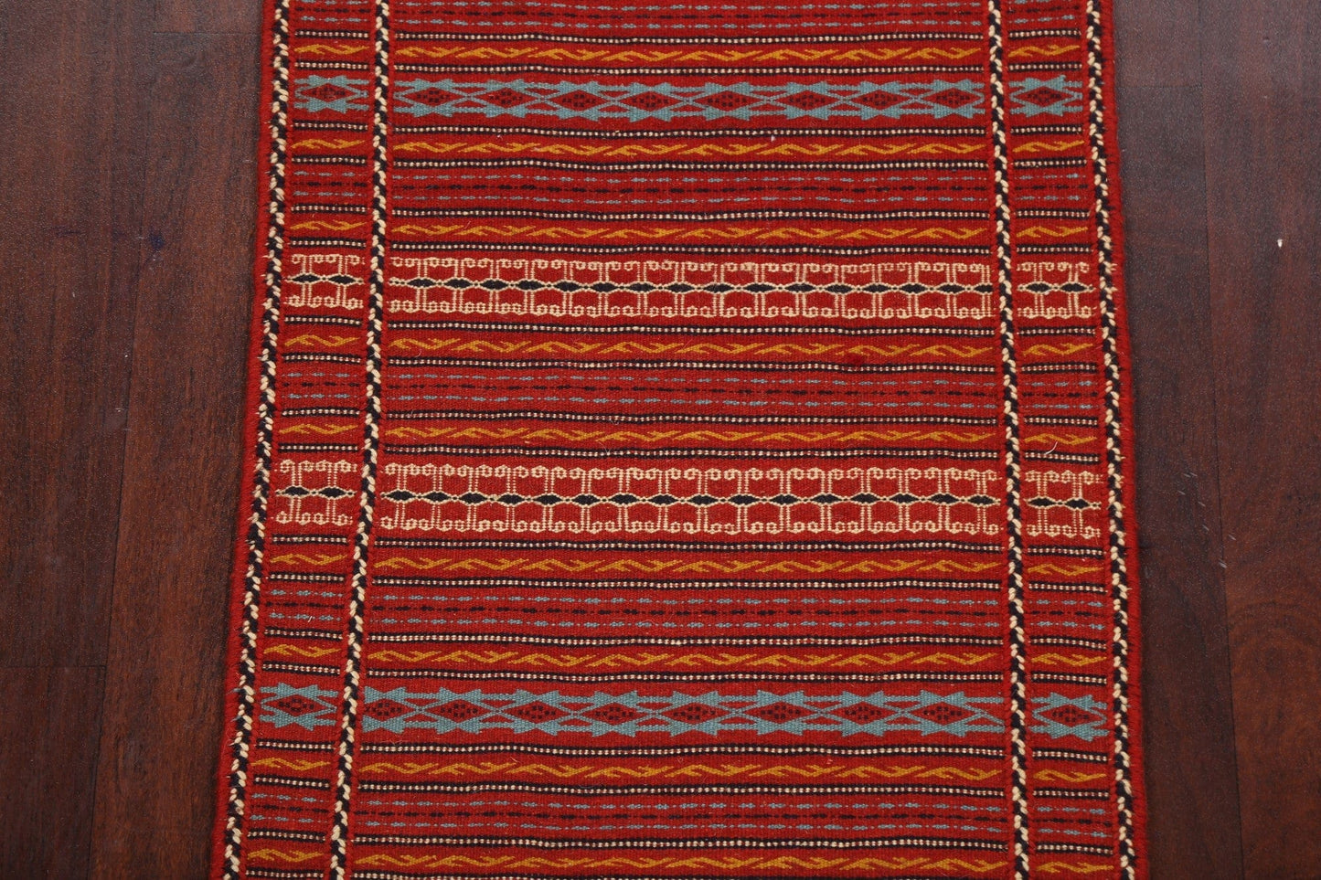 Tribal Kilim Sirjan Persian Runner Rug 2x7