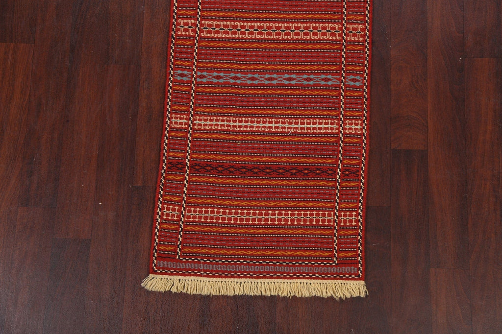 Tribal Kilim Sirjan Persian Runner Rug 2x7